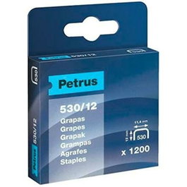 Petrus Grapas Cobreadas Modelo 530/12 mm, 1200 unidades