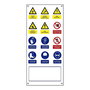 Normaluz Cartel Obra Múltiple Vertical Lona Catalán 500x1100mm Profesional