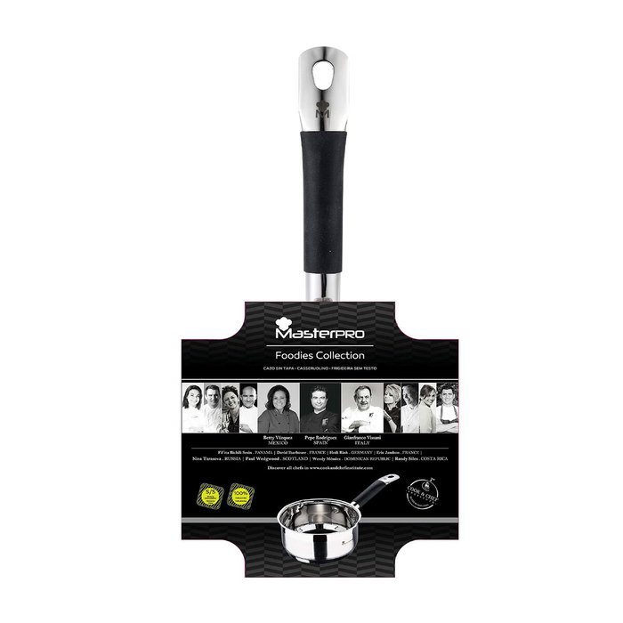 Masterpro Cazo Foodies de acero inoxidable ø16 x 7,5 cm, 1,3 l