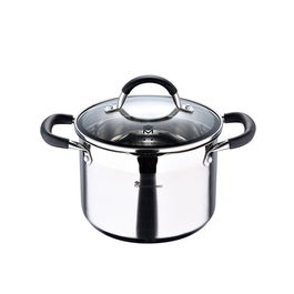 Masterpro Olla BGMP-1505-BK Foodies Acero Inoxidable 4 L Ø20x14 cm Inducción