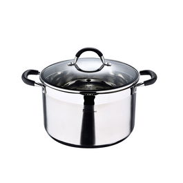Masterpro Olla Acero Inoxidable Foodies BGMP-1506-BK 9,5L Ø28x16,5cm Inducción
