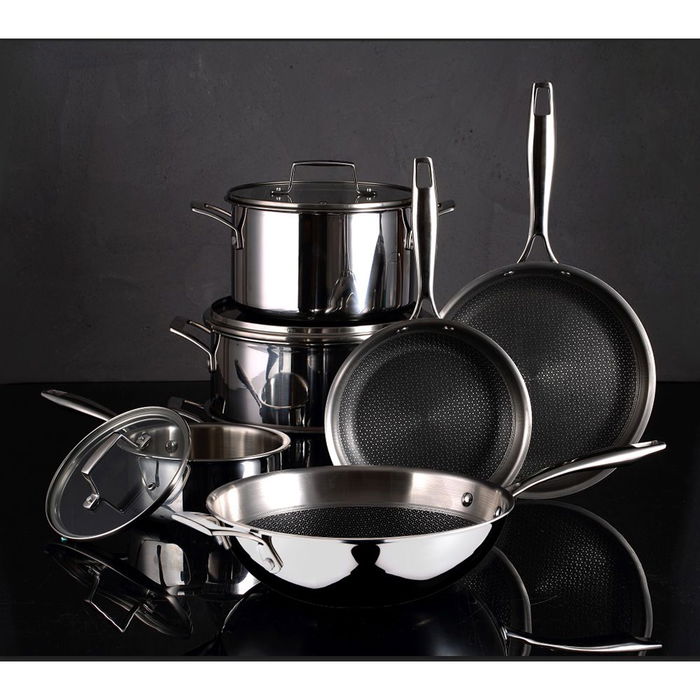 Masterpro Sartén Acero Inoxidable Hi-Tech 3 Ø20 cm BGMP-1630 Inducción