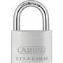 Abus Candado 64TI/50 Titalium Cuerpo de Aluminio Llave Paracéntrica Riesgo de Robo Medio
