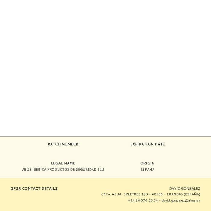 Candado titalium arco largo 20mm 64ti/20hb20 abus