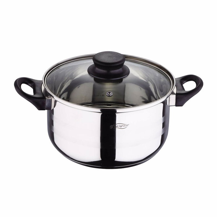 San Ignacio Batería de cocina de 5 piezas en acero inoxidable para inducción