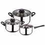 San Ignacio Batería de cocina de 5 piezas en acero inoxidable para inducción