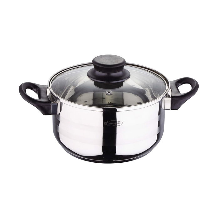 San Ignacio Batería de cocina de 5 piezas en acero inoxidable para inducción