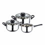 San Ignacio Batería de cocina de 5 piezas en acero inoxidable para inducción