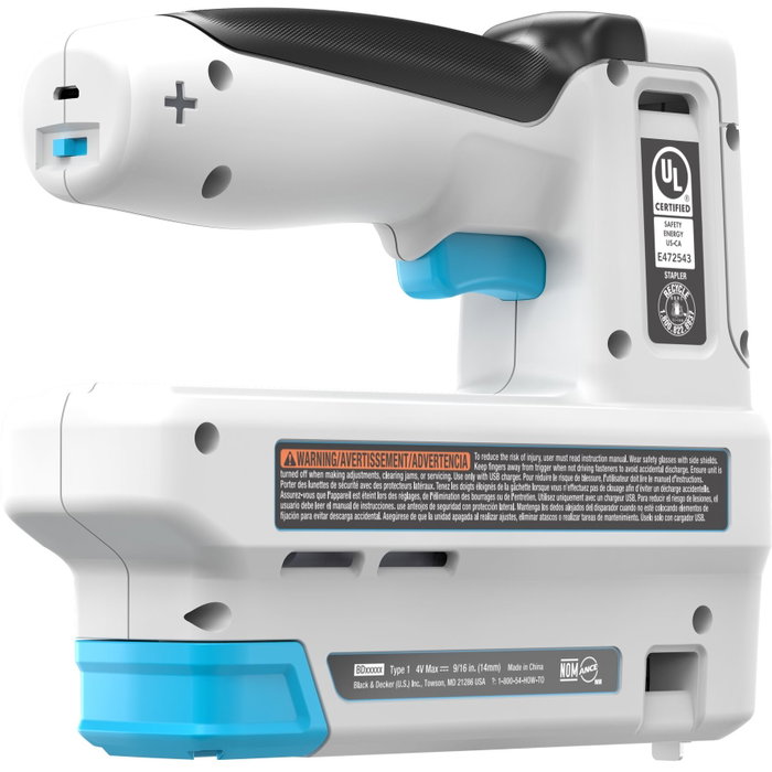 Black+Decker Grapadora y clavadora 3,6 V BCN115-XJ con batería integrada