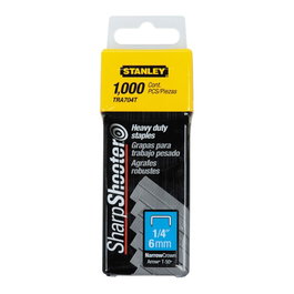 Stanley Grapas tipo G 4/11/140, 6 mm, para trabajo pesado, 1000 uds (Ref. 1-tra704t)