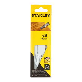 Stanley Hojas Sierra Sable Sta21192-xj 15,2 cm Corte Fino Madera Madera con Clavos Pack 2 uds