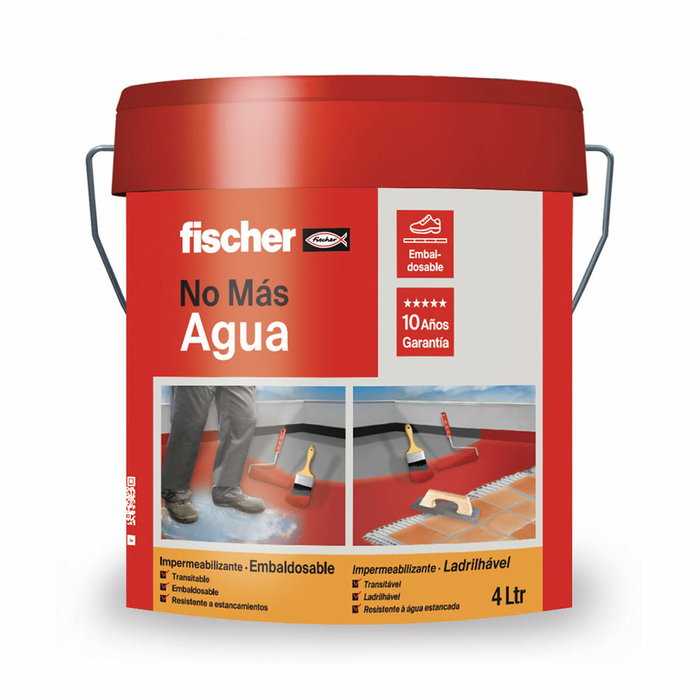 Fischer Impermeabilizante Embaldosable Terracota 4 l Fischer Impermeabilizante Embaldosable Terracota 4 l