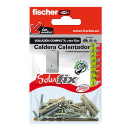 Fischer 515046 Solufix Caldera/Calentador Tacos y Tornillos para Fijar Calentadores