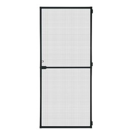 Schellenberg Puerta Mosquitera Abatible Antracita 100 x 210 cm Perfil Aluminio Fibra Vidrio