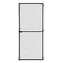 Schellenberg Puerta Mosquitera Abatible Antracita 100 x 210 cm Perfil Aluminio Fibra Vidrio