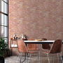 Ich 2603 - 6 Rollo Papel Pintado TNT Imitación Ladrillo Rojo Alta Calidad 0,53 x 10 m Fabricado en España