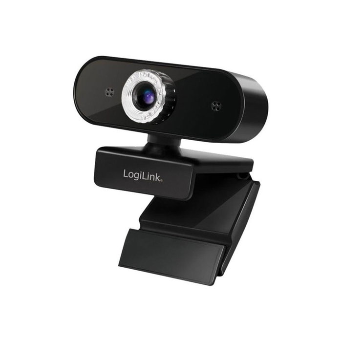 LogiLink UA0371 Webcam Full HD 3 MP Negro, Plata LogiLink UA0371 Webcam Full HD 3 MP Negro, Plata