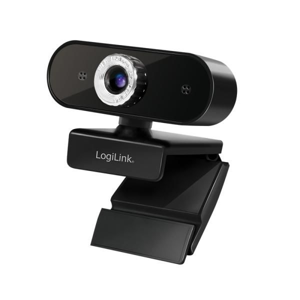 LogiLink UA0371 Webcam Full HD 3 MP Negro, Plata LogiLink UA0371 Webcam Full HD 3 MP Negro, Plata