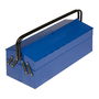 Irimo Caja portaherramientas 902031 con 2 asas y 3 bandejas, metal, 500 x 210 x 190 mm