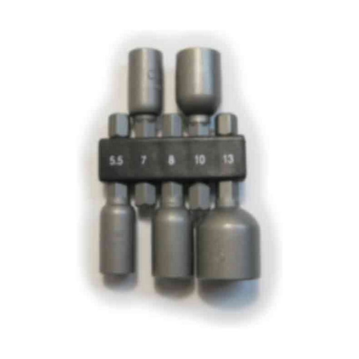Irimo Juego de Vasos Magnéticos Hexagonales 5,5-13 mm 5 Piezas