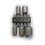 Irimo Juego de Vasos Magnéticos Hexagonales 5,5-13 mm 5 Piezas