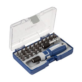 Irimo Juego de Puntas 1/4" 32 Piezas Ref. 475-32a-1 - Destornillador Portapuntas Magnético con 30 Puntas (Ranura, Phillips, Pozidriv, Torx, Hexagonal)