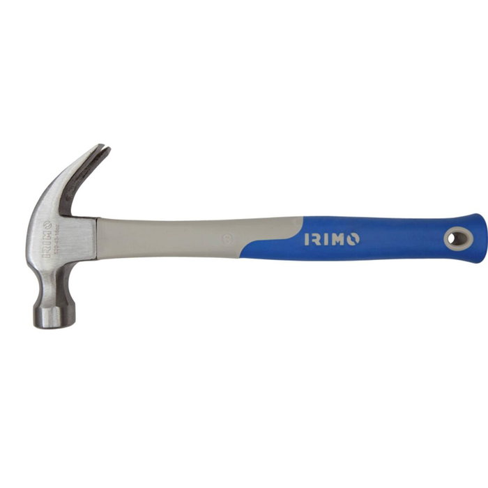 Irimo Martillo de carpintero con mango de fibra de vidrio, 450 g, 29 mm