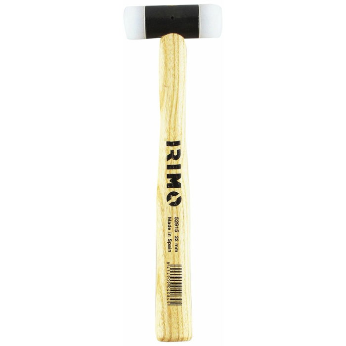 Irimo Martillo de nylon con mango de madera, ø22 mm