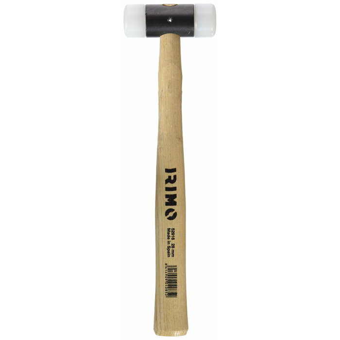 Irimo Martillo de nylon con mango de madera ø28 mm Irimo Martillo de nylon con mango de madera ø28 mm