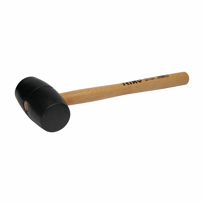 Irimo Maza de goma de 65 mm con mango de madera Irimo Maza de goma de 65 mm con mango de madera
