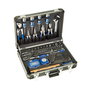 Irimo 9024-1ts1 Maleta Profesional de Herramientas de Aluminio con 97 Piezas - Juego Completo con Vasos, Llaves, Destornilladores y Alicates