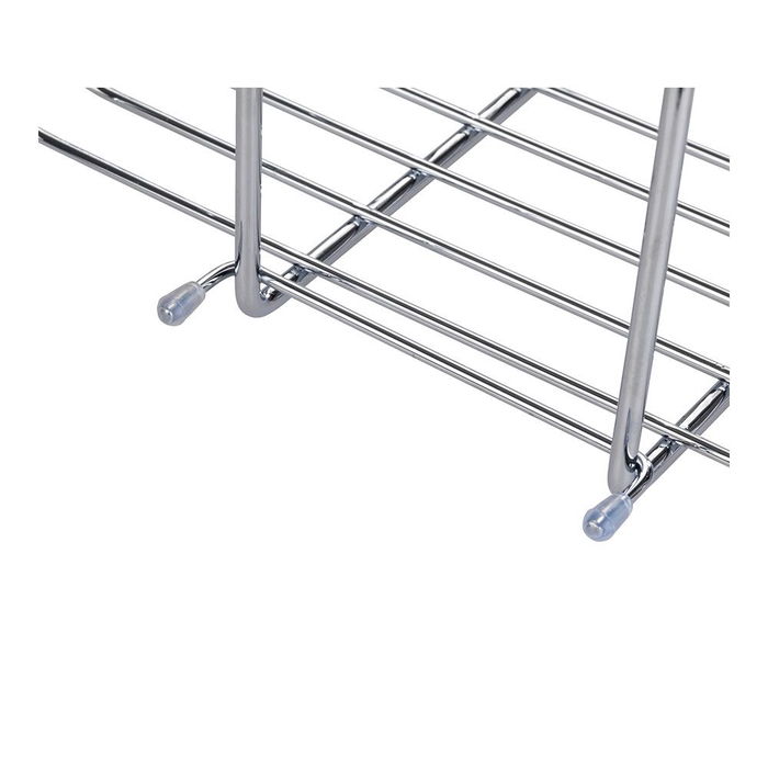 Wenko Cesto de Ducha Milo de Acero Inoxidable, 25 x 14 x 36 cm