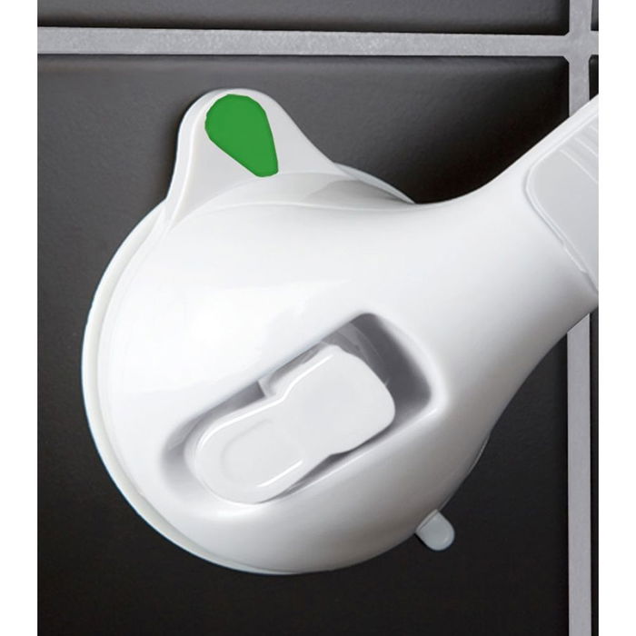 Wenko Barra de Seguridad 7820100 con Sistema Ventosa Horizontal para Superficies Lisas y No Porosas