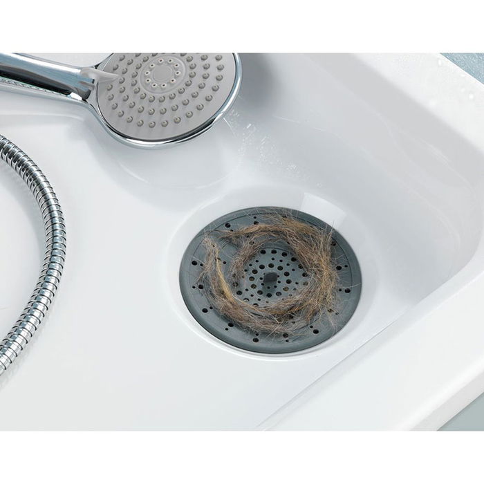 Wenko 53011100 Filtro Desagüe Silicona Gris