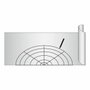 Wenko Lámina antideslizante extra gruesa gris 50 x 150 cm
