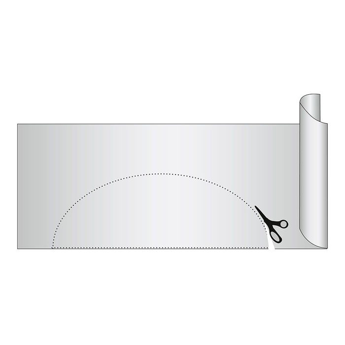 Wenko Lámina Antideslizante Extra Gruesa Gris 47040100, 50 x 150 cm