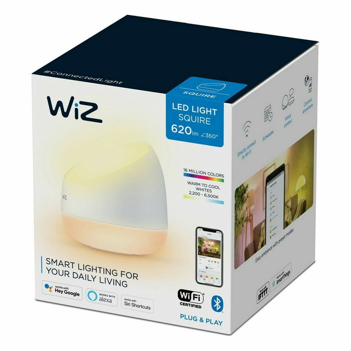 Wiz Lámpara de mesa Squire portable 9W RGB WiFi/Bluetooth