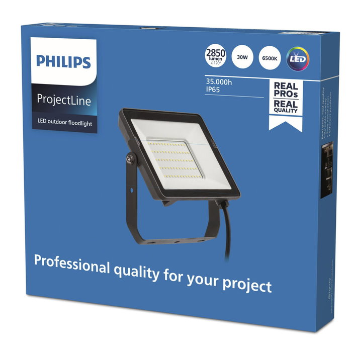 Philips Proyector ProjectLine 30 W 2850 lm 6500 K IP65 Philips Proyector ProjectLine 30 W 2850 lm 6500 K IP65