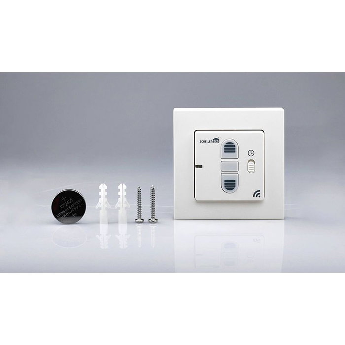 Schellenberg Reloj Temporizador Inalámbrico para Persianas 20036 Control Remoto e Interruptor Programable