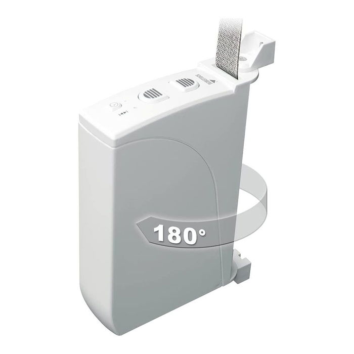 Schellenberg Recogedor Eléctrico Rollo Power 35 22637, Enrollador de Correa Manual para Persianas