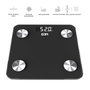 Edm Báscula de baño digital inteligente con Bluetooth, negro