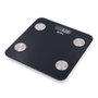 Edm Báscula de baño digital inteligente con Bluetooth, negro