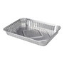 Null Pack de 4 Bandejas Desechables Rectangulares 32 x 23 x77 x 4 cm para Barbacoa