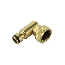 Aqua Control Conector Manguera Latón Codo 3/4 Pulg Hembra Adaptador Grifo para Manguera