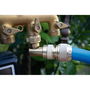 Aqua Control Conector Manguera Latón Codo 3/4 Pulg Hembra Adaptador Grifo para Manguera