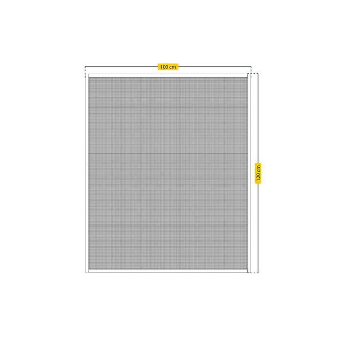 Schellenberg Mosquitera Easy Click Blanca 100 x 120 cm Fácil Montaje Resistente UV