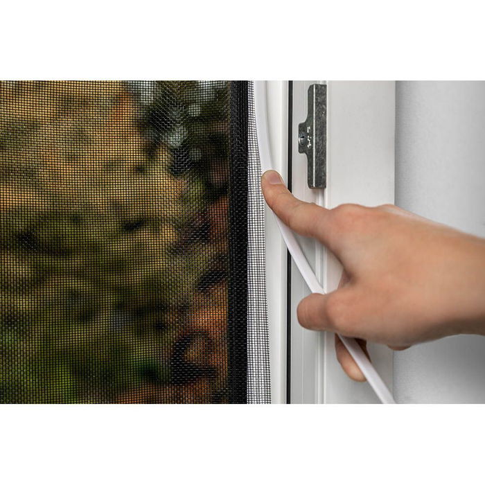 Schellenberg Mosquitera Easy Click Blanca 100 x 120 cm Fácil Montaje Resistente UV