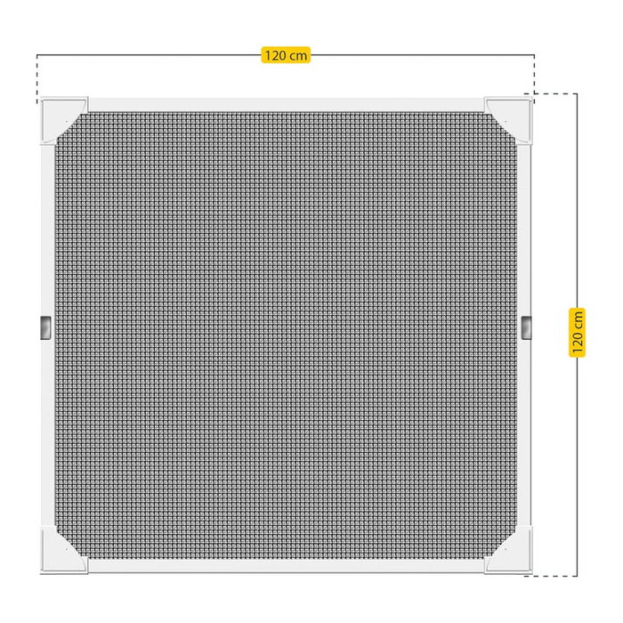 Schellenberg Mosquitera Easy Click, blanca, 100 x 120 cm Schellenberg Mosquitera Easy Click, blanca, 100 x 120 cm