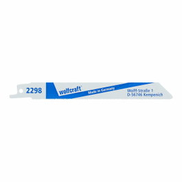 Wolfcraft Hojas de sierra de sable bim para metal fino 150 mm (Pack 2 uds)