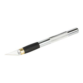 Wolfcraft Cúter de Precisión 4195000 Mango Aluminio Ligero Cuchilla Intercambiable